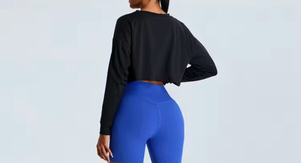 img_8409 Long Sleeve Crop Top