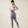 photo copy Gray Gangster Club Leggings