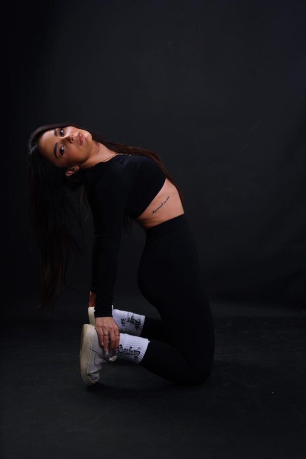 Peach Lift Seamless Set in Black