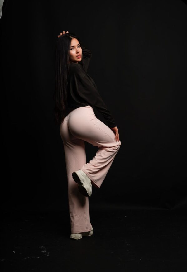 Pink Gangster Club Straight Pants