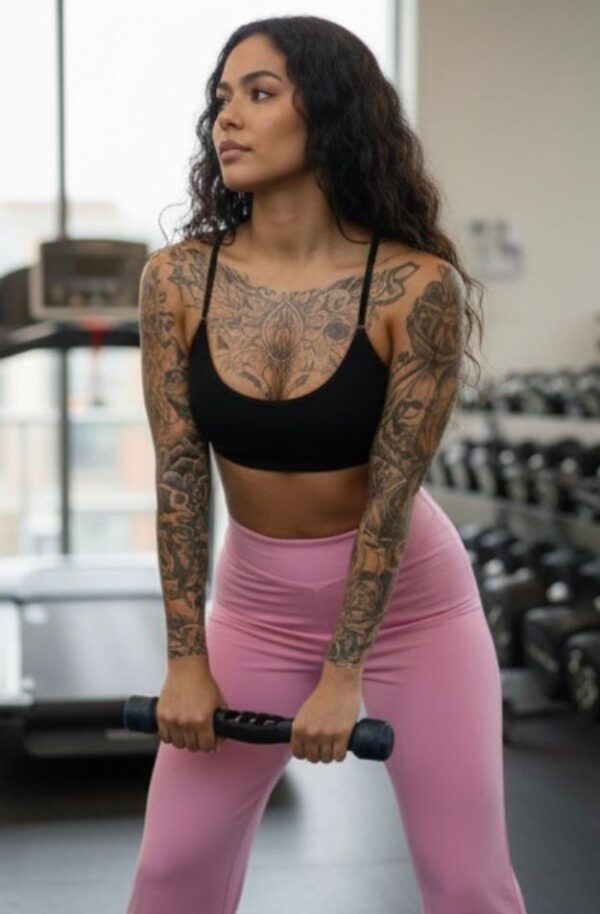 Floral Pink Gangster Club Straight Pants