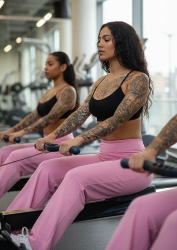 Floral Pink Gangster Club Straight Pants