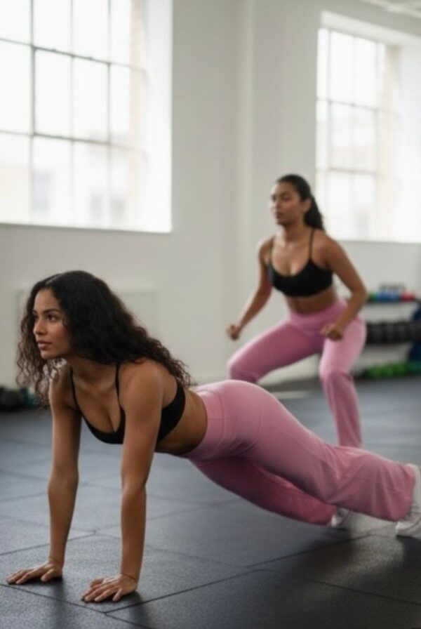 Floral Pink Gangster Club Straight Pants