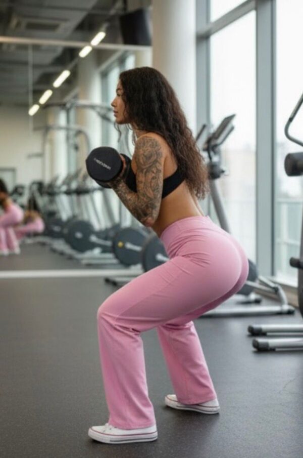 Floral Pink Gangster Club Straight Pants