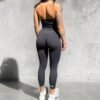 Peach Lift Black Leggings